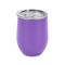 Makerflo 12 oz Powder Coated Wine Tumbler with Leak-Proof Clear Lid, Ideal for Craft and Personalization (Laser Engraving, UV DTF, Epoxy, and Vinyl)